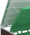 vidaXL - Containerberging - voor - 1 - container - 72x81x115 - cm - staal - bruin