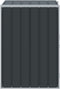 vidaXL - Containerberging - voor - 1 - container - 72x81x115 - cm - staal - antraciet