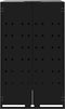 vidaXL - Containerberging - voor - 2 - containers - 138x79x117 - cm - staal - zwart