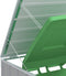 vidaXL - Containerberging - voor - 2 - containers - 144x81x113 - cm - staal - grijs