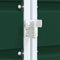 vidaXL - Containerberging - voor - 2 - containers - 144x81x113 - cm - staal - groen