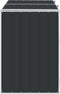 vidaXL - Containerberging - voor - 2 - containers - 144x81x113cm - staal - antraciet