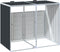 vidaXL - Containerberging - voor - 2 - containers - 144x81x113cm - staal - antraciet