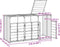 vidaXL - Containerberging - voor - 3 - containers - 216x81x115 - cm - staal - bruin
