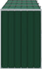 vidaXL - Containerberging - voor - 3 - containers - 216x81x115 - cm - staal - groen