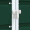 vidaXL - Containerberging - voor - 3 - containers - 216x81x115 - cm - staal - groen