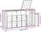vidaXL - Containerberging - voor - 3 - containers - 216x81x115cm - staal - antraciet