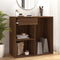 vidaXL - Cosmeticakast - 80x40x75 - cm - bewerkt - hout - bruin - eikenkleur