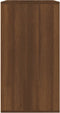 vidaXL - Cosmeticakast - 80x40x75 - cm - bewerkt - hout - bruin - eikenkleur