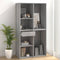 vidaXL - Cosmeticakast - 80x40x75 - cm - bewerkt - hout - grijs - sonoma - eikenkleur