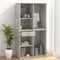 vidaXL - Cosmeticakast - 80x40x75 - cm - bewerkt - hout - grijs