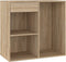 vidaXL - Cosmeticakast - 80x40x75 - cm - bewerkt - hout - sonoma - eikenkleurig