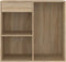 vidaXL - Cosmeticakast - 80x40x75 - cm - bewerkt - hout - sonoma - eikenkleurig
