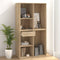 vidaXL - Cosmeticakast - 80x40x75 - cm - bewerkt - hout - sonoma - eikenkleurig