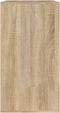 vidaXL - Cosmeticakast - 80x40x75 - cm - bewerkt - hout - sonoma - eikenkleurig