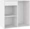 vidaXL - Cosmeticakast - 80x40x75 - cm - bewerkt - hout - wit