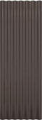 vidaXL - Dakpanelen - 12 - st - 100x36 - cm - gepoedercoat - staal - bruin