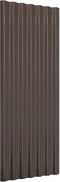 vidaXL - Dakpanelen - 12 - st - 100x36 - cm - gepoedercoat - staal - bruin
