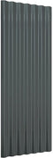 vidaXL - Dakpanelen - 12 - st - 100x36 - cm - gepoedercoat - staal - antracietkleurig