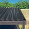 vidaXL - Dakpanelen - 12 - st - 100x36 - cm - gepoedercoat - staal - zilverkleurig