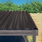 vidaXL - Dakpanelen - 12 - st - 100x36 - cm - gepoedercoat - staal - grijs