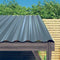 vidaXL - Dakpanelen - 12 - st - 100x36 - cm - gepoedercoat - staal - grijs