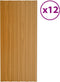 vidaXL - Dakpanelen - 12 - st - 100x45 - cm - gegalvaniseerd - staal - lichthout