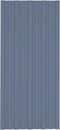 vidaXL - Dakpanelen - 12 - st - 100x45 - cm - gegalvaniseerd - staal - grijs