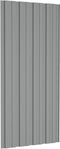 vidaXL - Dakpanelen - 12 - st - 100x45 - cm - gegalvaniseerd - staal - grijs