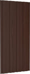 vidaXL - Dakpanelen - 12 - st - 100x45 - cm - gegalvaniseerd - staal - bruin