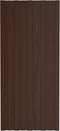 vidaXL - Dakpanelen - 12 - st - 100x45 - cm - gegalvaniseerd - staal - bruin