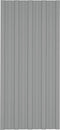 vidaXL - Dakpanelen - 12 - st - 100x45 - cm - gegalvaniseerd - staal - grijs