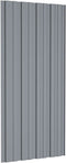 vidaXL - Dakpanelen - 12 - st - 100x45 - cm - gegalvaniseerd - staal - zilverkleurig