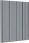 vidaXL - Dakpanelen - 12 - st - 60x45 - cm - gegalvaniseerd - staal - zilverkleurig