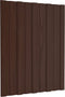 vidaXL - Dakpanelen - 12 - st - 60x45 - cm - gegalvaniseerd - staal - bruin