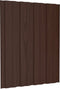 vidaXL - Dakpanelen - 12 - st - 60x45 - cm - gegalvaniseerd - staal - bruin