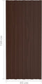 vidaXL - Dakpanelen - 36 - st - 100x45 - cm - gegalvaniseerd - staal - bruin
