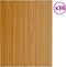 vidaXL - Dakpanelen - 36 - st - 100x45 - cm - gegalvaniseerd - staal - antraciet