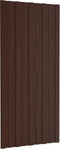 vidaXL - Dakpanelen - 36 - st - 100x45 - cm - gegalvaniseerd - staal - bruin
