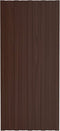 vidaXL - Dakpanelen - 36 - st - 100x45 - cm - gegalvaniseerd - staal - bruin