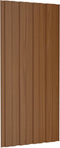 vidaXL - Dakpanelen - 36 - st - 100x45 - cm - gegalvaniseerd - staal - bruin