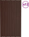 vidaXL - Dakpanelen - 36 - st - 100x45 - cm - gegalvaniseerd - staal - groen