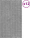 vidaXL - Dakpanelen - 36 - st - 100x45 - cm - gegalvaniseerd - staal - antraciet