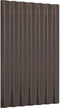 vidaXL - Dakpanelen - 36 - st - 60x36 - cm - gepoedercoat - staal - bruin