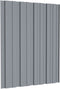 vidaXL - Dakpanelen - 36 - st - 60x45 - cm - gegalvaniseerd - staal - zilverkleurig