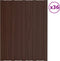 vidaXL - Dakpanelen - 36 - st - 60x45 - cm - gegalvaniseerd - staal - zilverkleurig