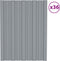 vidaXL - Dakpanelen - 36 - st - 60x45 - cm - gegalvaniseerd - staal - zilverkleurig