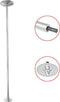 vidaXL - Danspaal - in - hoogte - verstelbaar - 224-275 - cm