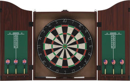 vidaXL - Dartbord - professioneel - met - kast - en - 6 - darts - sisal