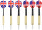 vidaXL - Dartbord - professioneel - met - kast - en - 6 - darts - sisal